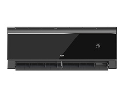 KLIMATYZATOR ŚCIENNY AUX C-SMART ONYX 2,7 kW WiFi LUSTRZANY PANEL NAWIEW 4D