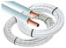 RURA MIEDZIANA W OTULINIE PREMIUM DO KLIMATYZACJI 1/4 i 3/8 CALA - 2 x 1 m