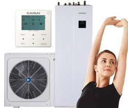 POMPA CIEPŁA KAISAI ARCTIC 6 kW ZBIORNIK CWU 190L