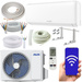 KLIMATYZATOR ŚCIENNY AUX Q-SMART PLUS II 3,5 kW Wi-Fi UV GRZANIE ZESTAW 3m