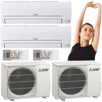 KLIMATYZATOR MITSUBISHI HR MSZ-HR35VF 3,4kW  GRZANIE I CHŁODZENIE - 2 szt.