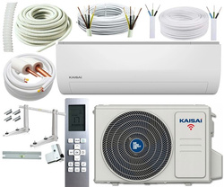 KLIMATYZATOR ŚCIENNY KAISAI ONE+ 3,5 kW WI-FI JONIZATOR 40 M2 ZESTAW 3m