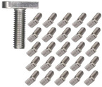 ŚRUBA MŁOTECZKOWA NIERDZEWNA M10x20 A2 FOTOWOLTAIKA do profili - 25 szt.