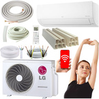 KLIMATYZATOR ŚCIENNY LG STANDARD 2 WiFi 3,5kW ZESTAW MONTAŻOWY BALKONOWY 5M