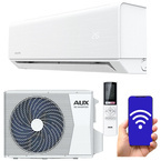 KLIMATYZATOR ŚCIENNY AUX C-SMART WHITE 7,3 kW WiFi GRZANIE NAWIEW 4D