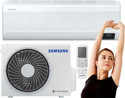 KLIMATYZATOR ŚCIENNY SAMSUNG CEBU 3,5 kW WiFi GRZANIE AI COMFORT