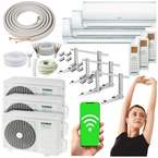 KLIMATYZATOR ŚCIENNY KAISAI ECO 3,5kW GRZANIE ZESTAW MONTAŻOWY 3MB - 3 szt