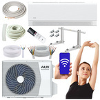 KLIMATYZATOR ŚCIENNY AUX C-SMART PREMIUM WHITE 2,7kW GRZANIE -30 ZESTAW 3MB
