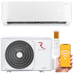 KLIMATYZATOR ŚCIENNY ROTENSO IMOTO 5,3kW WiFi CICHY NAWIEW 4D GRZANIE