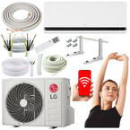 KLIMATYZACJA LG DUALCOOL SOFT AIR PREMIUM 2,5 kW ZESTAW DO MONTAŻU 3MB