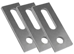 ADAPTER MONTAŻOWY DO SZYN PROFILI PŁYTKA Z OTWORAMI A2 80x30x5mm - 3 szt.
