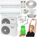 KLIMATYZATOR ŚCIENNY KAISAI ECO 3,5kW GRZANIE ZESTAW MONTAŻOWY 3MB - 2szt