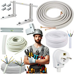 ZESTAW DO MONTAŻU KLIMATYZACJI O MOCY DO 3,6 KW KOMPLET RUR I PRZEWODÓW 6MB