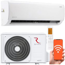 KLIMATYZATOR ŚCIENNY ROTENSO UKURA 3,5kW WiFi CICHY NAWIEW 4D GRZANIE
