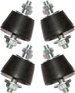 PODKŁADKA ANTYWIBRACYJNA DO KLIMATYZACJI AMORTYZATOR 40mm x 25mm 4 sztuki