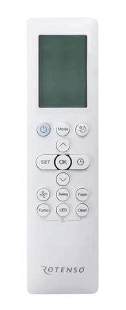 KLIMATYZATOR ŚCIENNY ROTENSO ELIS 2,6kW WiFi LED CICHY NAWIEW 4D GRZANIE
