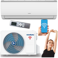KLIMATYZATOR KAISAI FLY KWX-12KRH 3,5 kW do ogrzewania ZESTAW 3mety