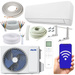 KLIMATYZATOR ŚCIENNY AUX J-SMART 3,6kW WiFi ZESTAW SAMODZIELNY MONTAŻ 5MB