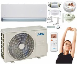 KLIMATYZACJA MDV BLUE XT 2,6 kW NAWIEW 360 GRZANIE ZESTAW 3m